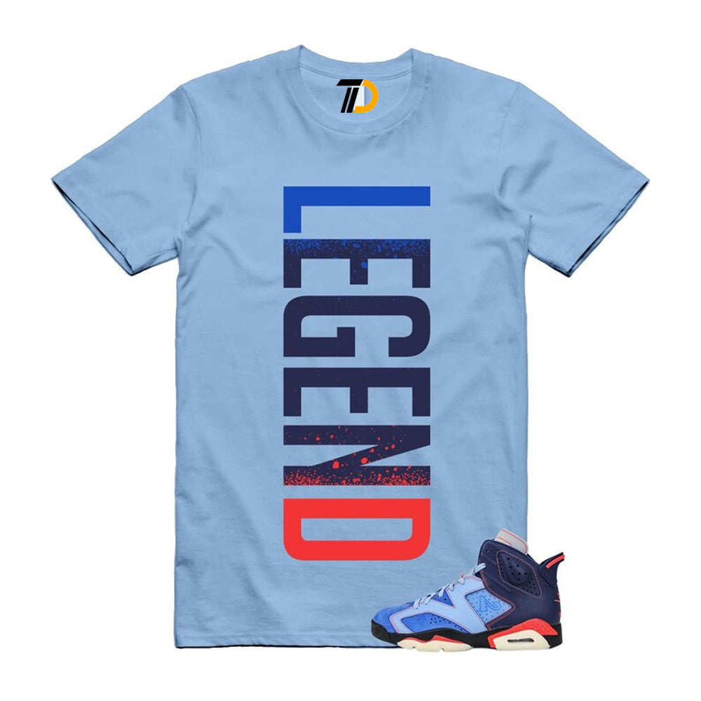 6 Blueberry Awake NY Midnight Navy Infrared 23 Game Shirt To Match Legend T-Shirt 2026