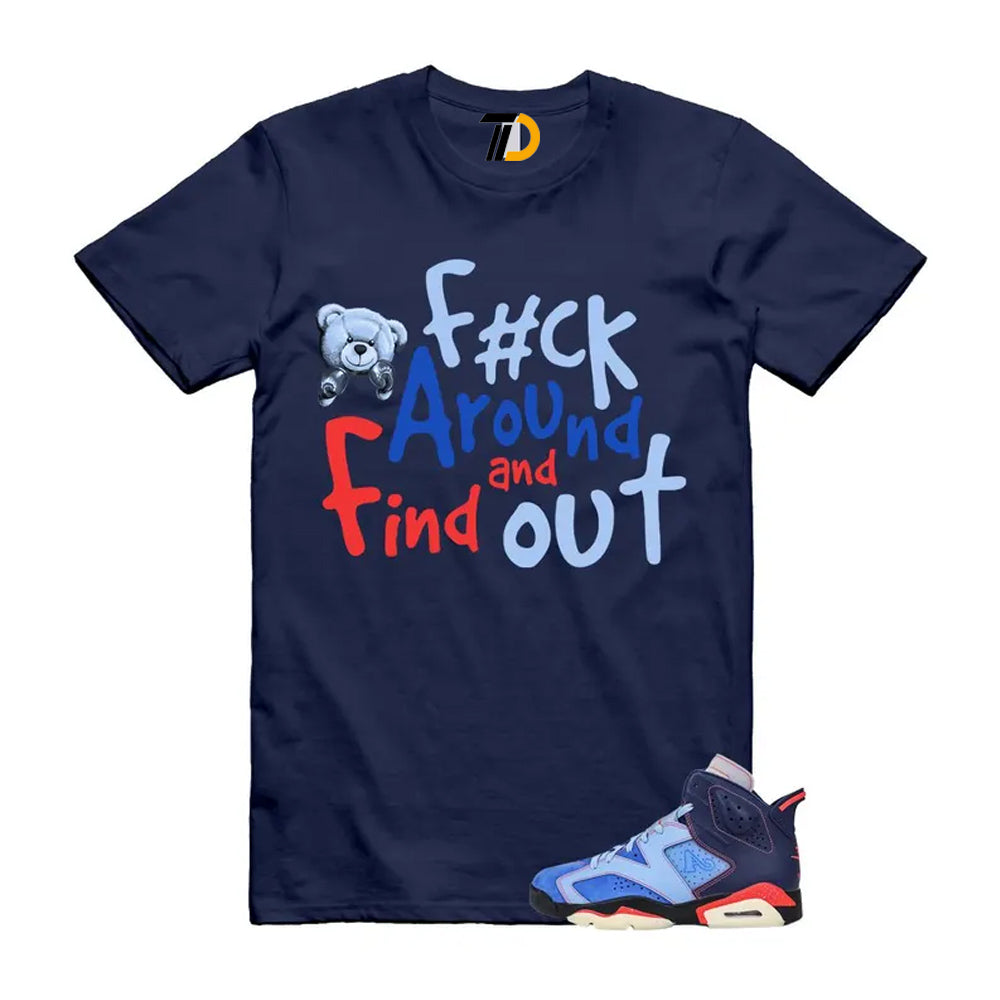 6 Blueberry Awake NY Midnight Navy Infrared 23 Game Shirt To Match Fck T-Shirt 2026