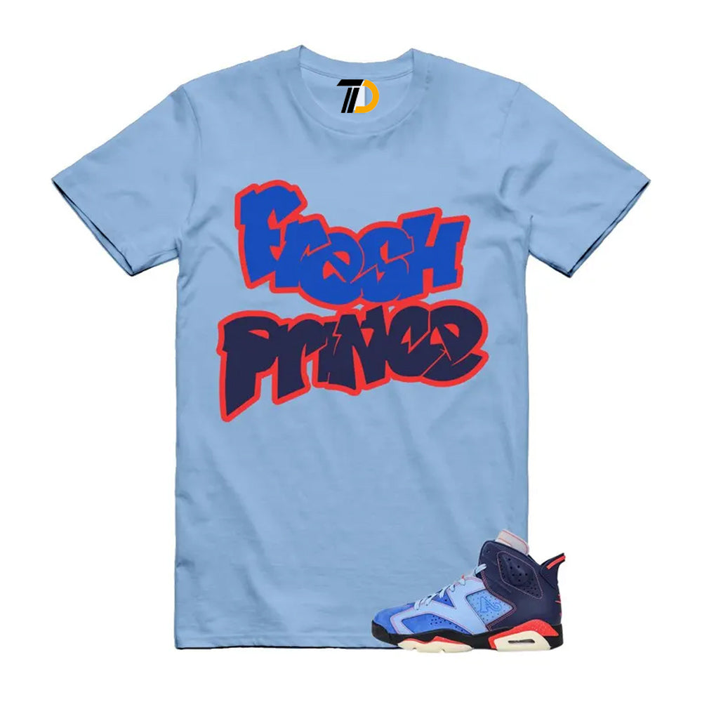 6 Blueberry Awake NY Midnight Navy Infrared 23 Game Shirt To Match Fresh Prince T-Shirt 2026