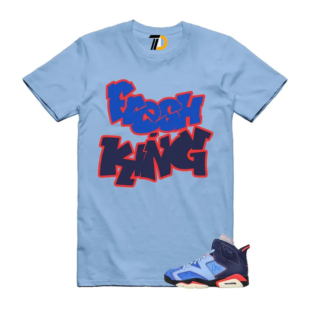6 Blueberry Awake NY Midnight Navy Infrared 23 Game Shirt To Match Fresh King T-Shirt 2026