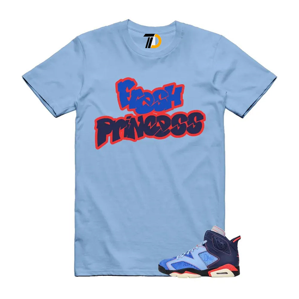 6 Blueberry Awake NY Midnight Navy Infrared 23 Game Shirt To Match Fresh Princess T-Shirt 2026