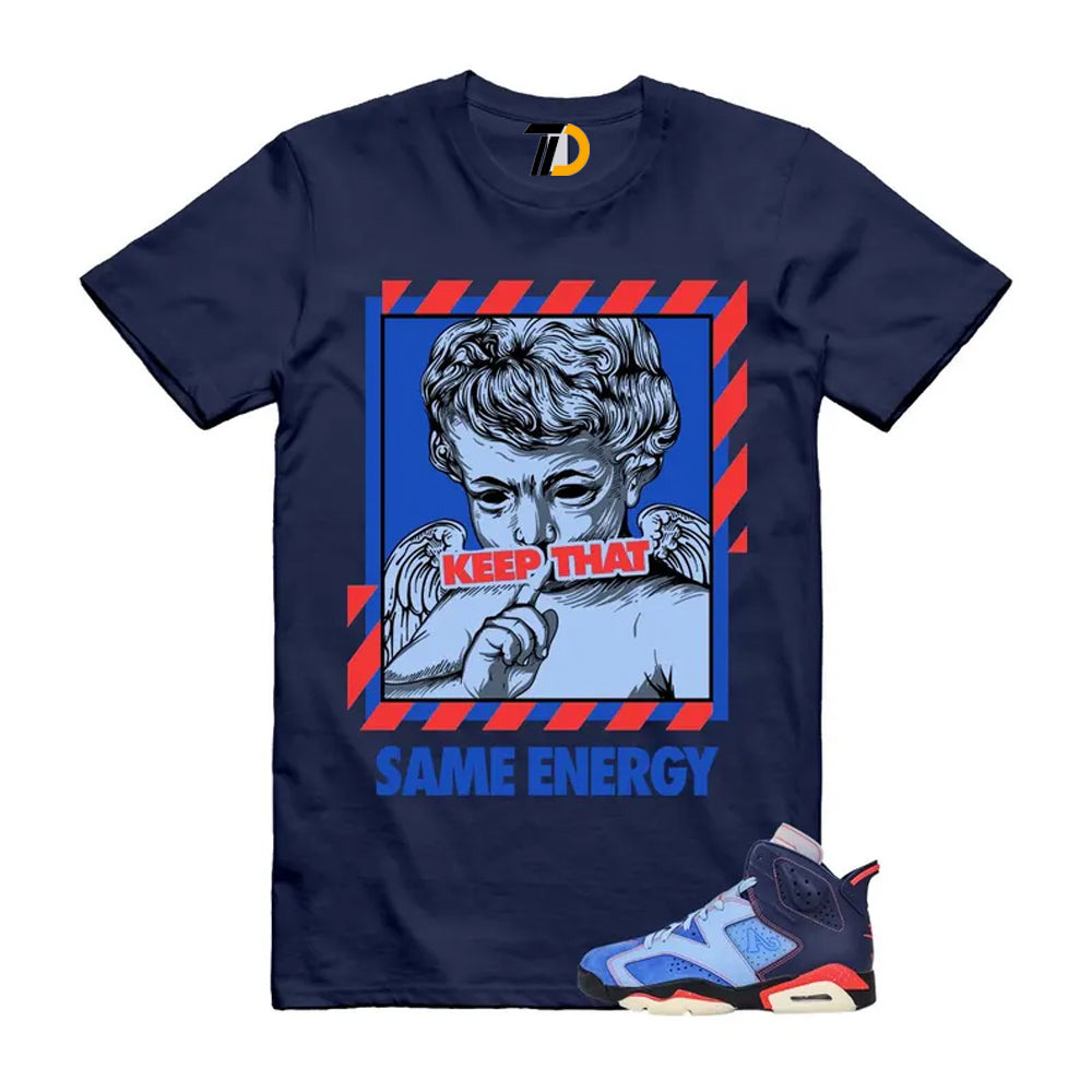 6 Blueberry Awake NY Midnight Navy Infrared 23 Game Shirt To Match Energy T-Shirt 2026