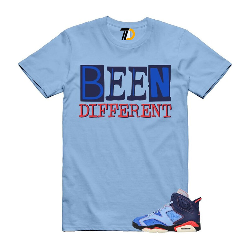 6 Blueberry Awake NY Midnight Navy Infrared 23 Game Shirt To Match Been Different T-Shirt 2026