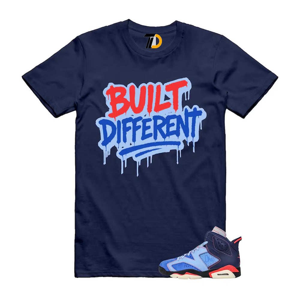 6 Blueberry Awake NY Midnight Navy Infrared 23 Game Shirt To Match Built Different T-Shirt 2026