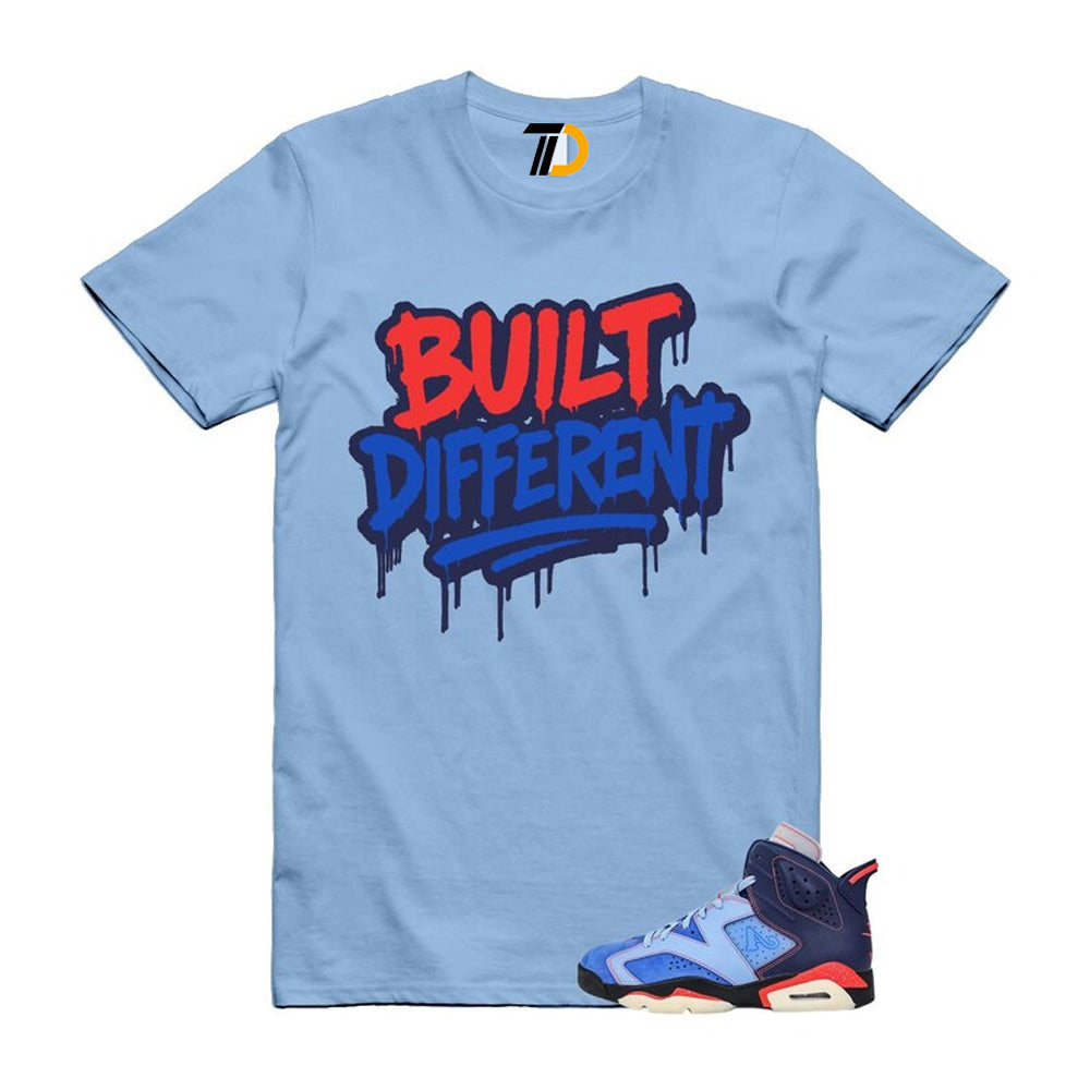 6 Blueberry Awake NY Midnight Navy Infrared 23 Game Shirt To Match Built Different T-Shirt 2026