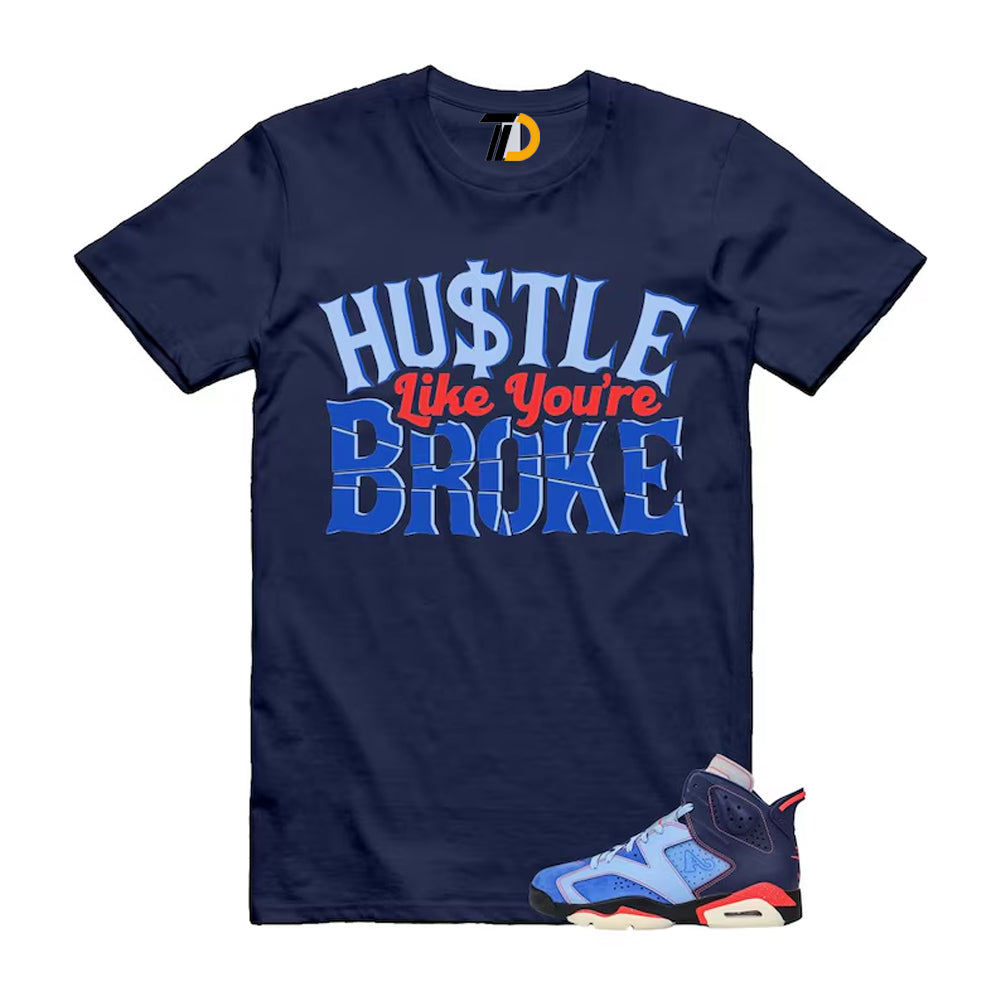 6 Blueberry Awake NY Midnight Navy Infrared 23 Game Shirt To Match Broke T-Shirt 2026