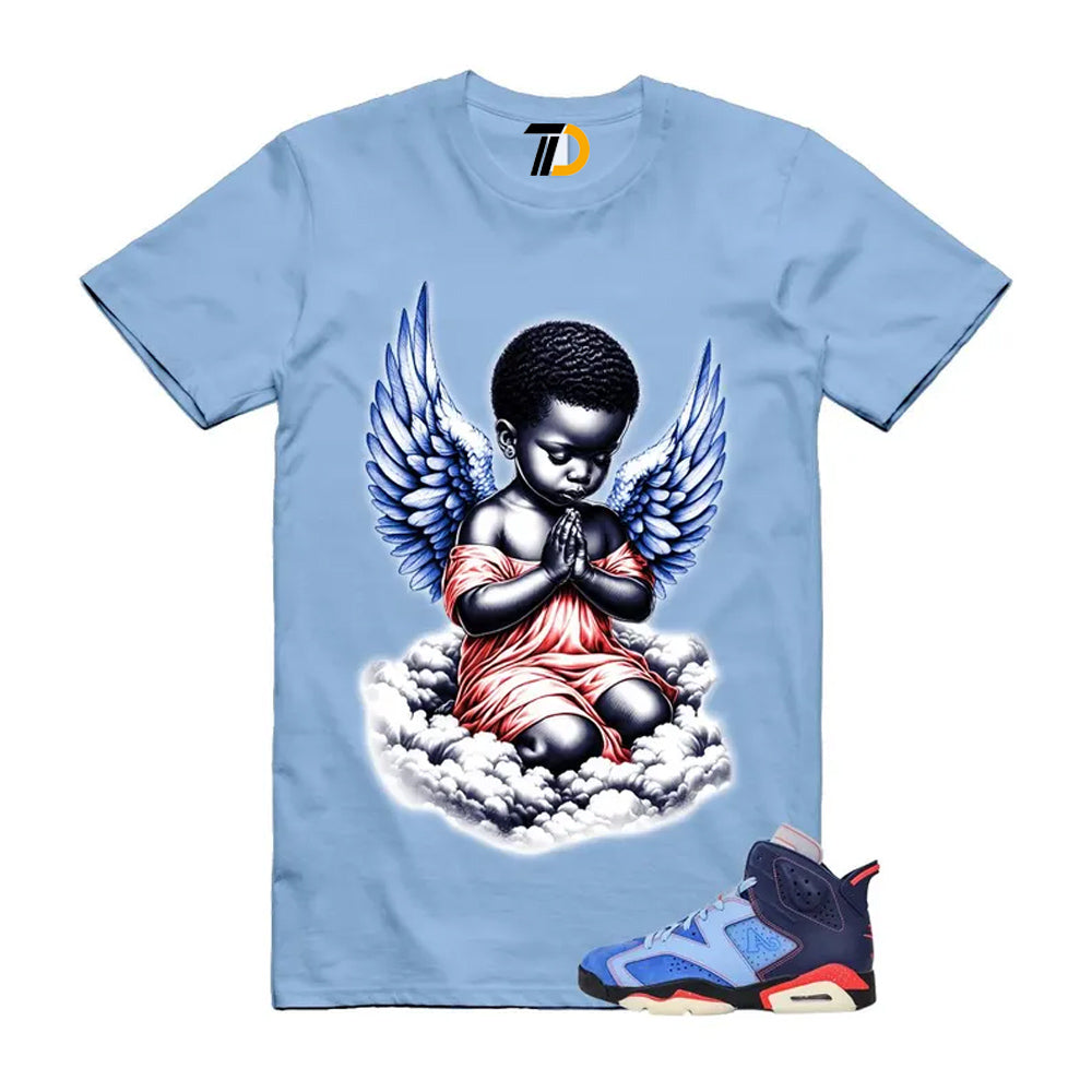 6 Blueberry Awake NY Midnight Navy Infrared 23 Game Shirt To Match Angel T-Shirt 2026