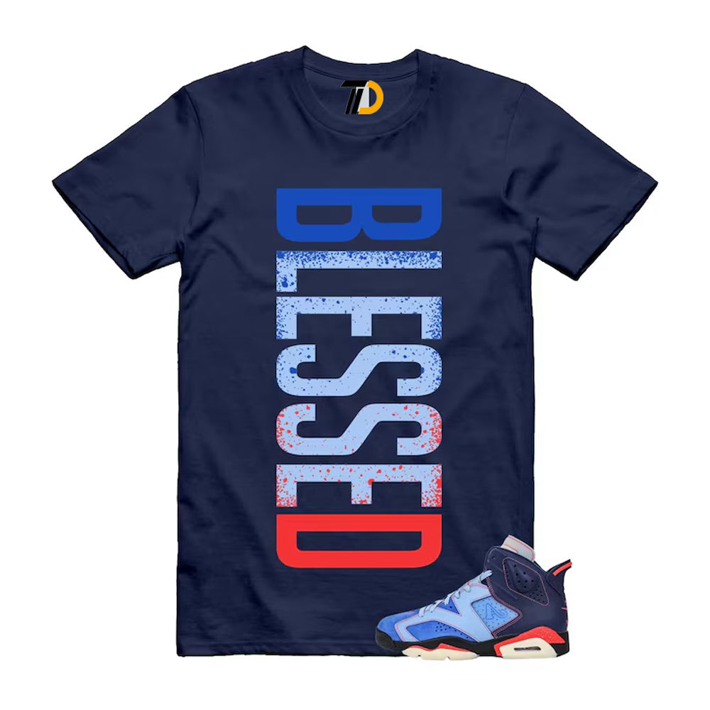 6 Blueberry Awake NY Midnight Navy Infrared 23 Game Shirt To Match Vertbls T-Shirt 2026