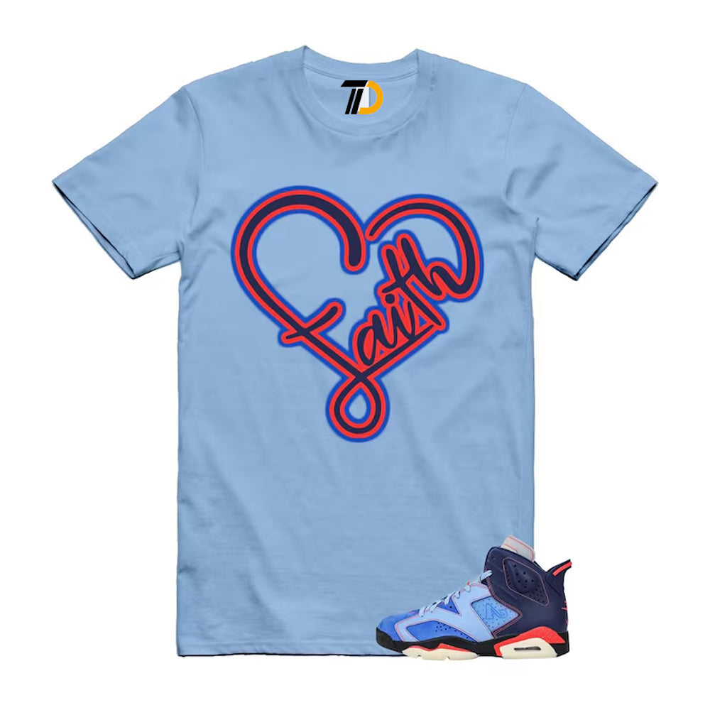 6 Blueberry Awake NY Midnight Navy Infrared 23 Game Shirt To Match Faith T-Shirt 2026