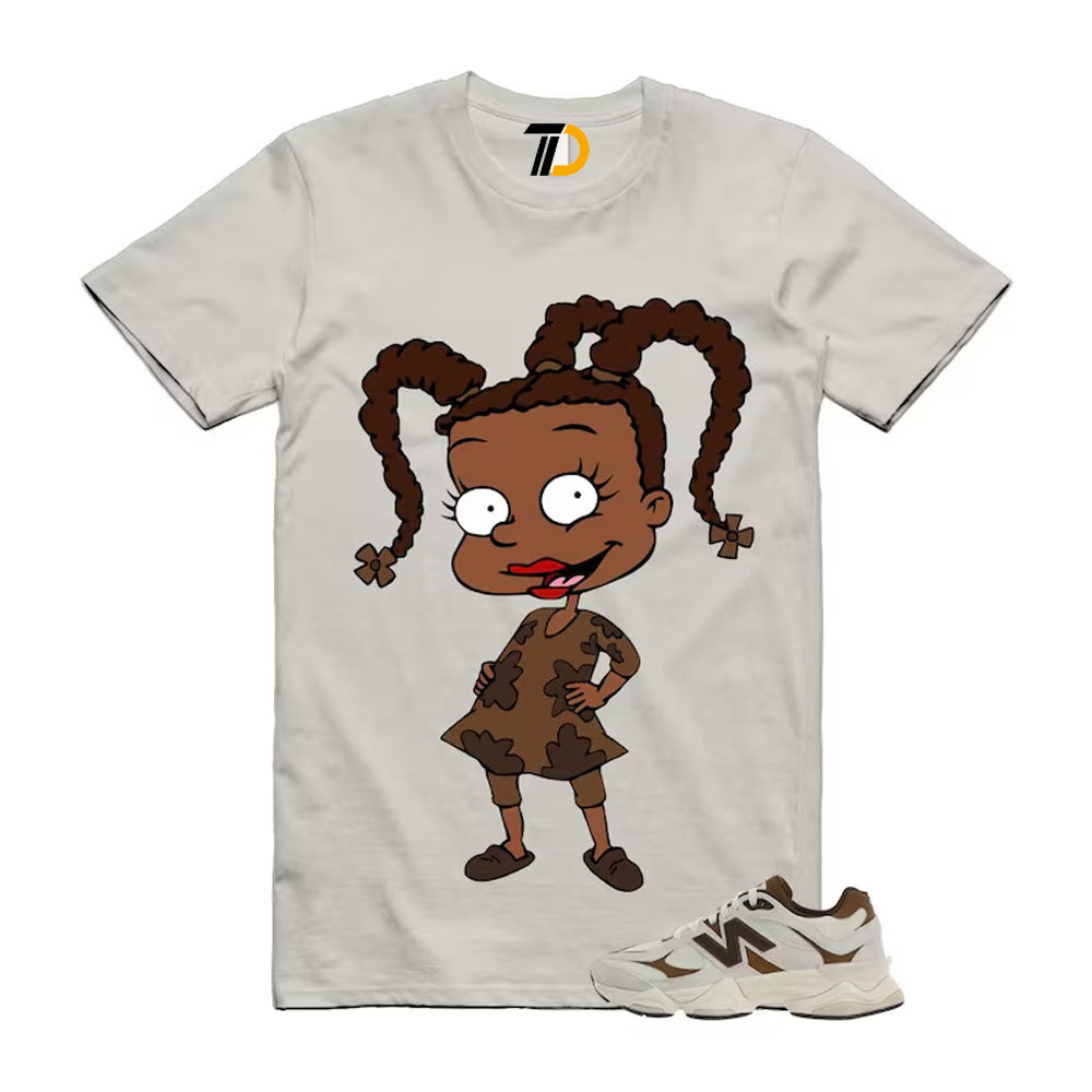 9060 Breakfast Tea Angora Brown Shirt To Match Susie T-Shirt 2026
