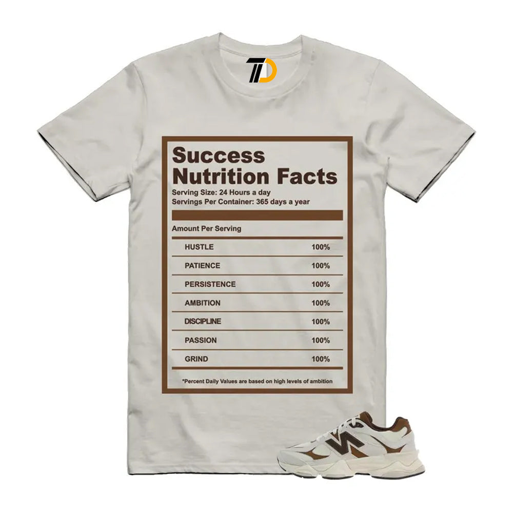 9060 Breakfast Tea Angora Brown Shirt To Match Success T-Shirt 2026