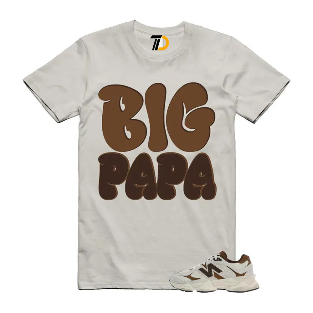 9060 Breakfast Tea Angora Brown Shirt To Match Big Papa T-Shirt 2026