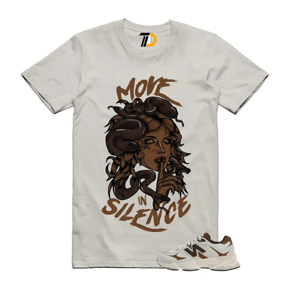 9060 Breakfast Tea Angora Brown Shirt To Match Move In Silence T-Shirt 2026
