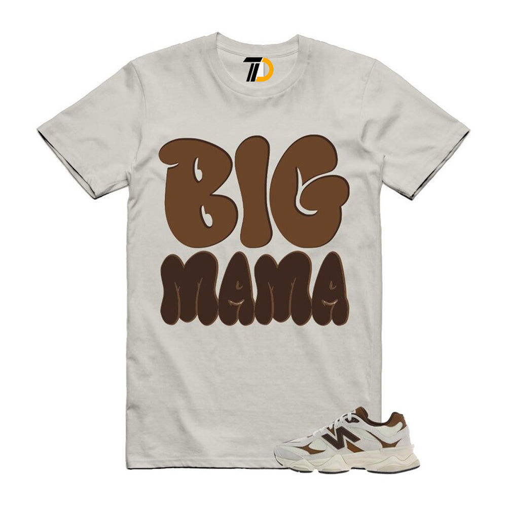 9060 Breakfast Tea Angora Brown Shirt To Match Big Mama T-Shirt 2026
