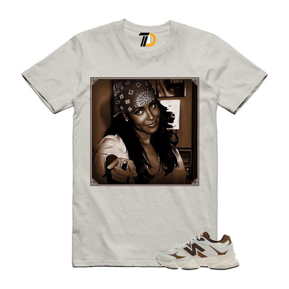 9060 Breakfast Tea Angora Brown Shirt To Match Liyah T-Shirt 2026