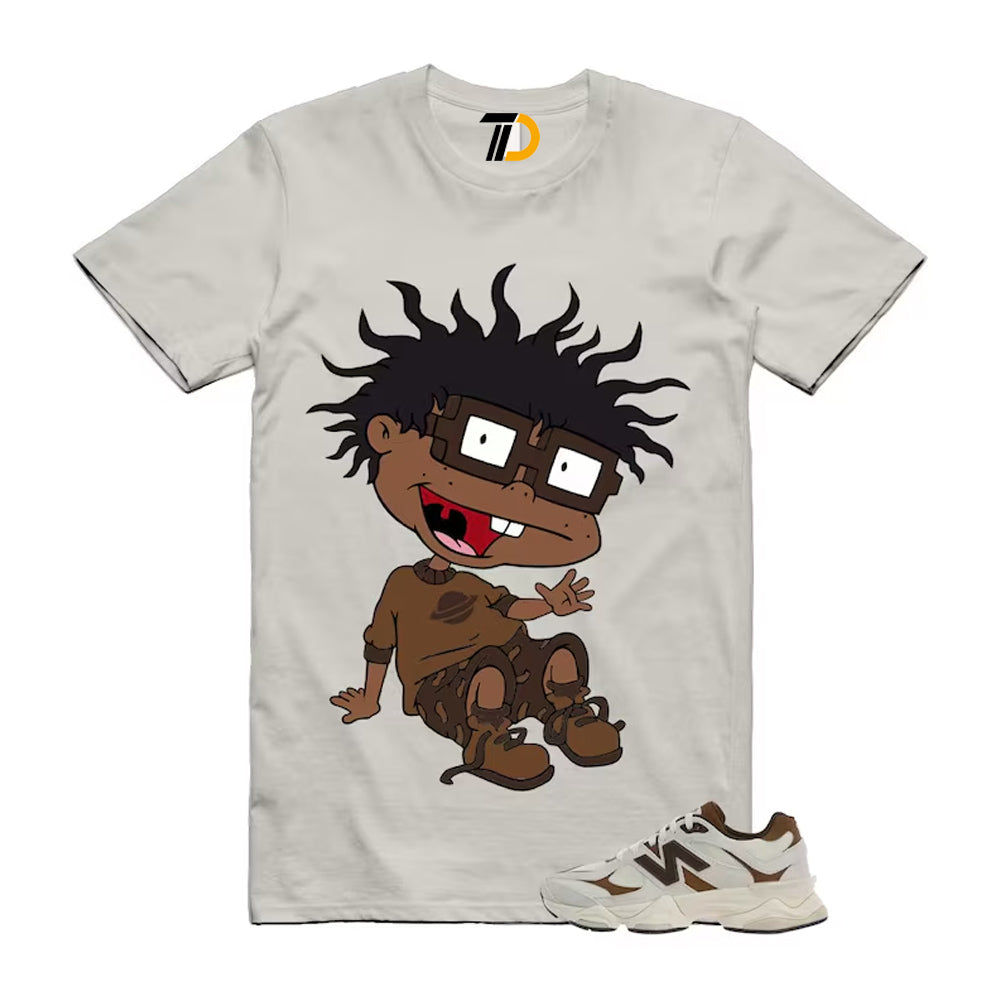 9060 Breakfast Tea Angora Brown Shirt To Match Finster T-Shirt 2026