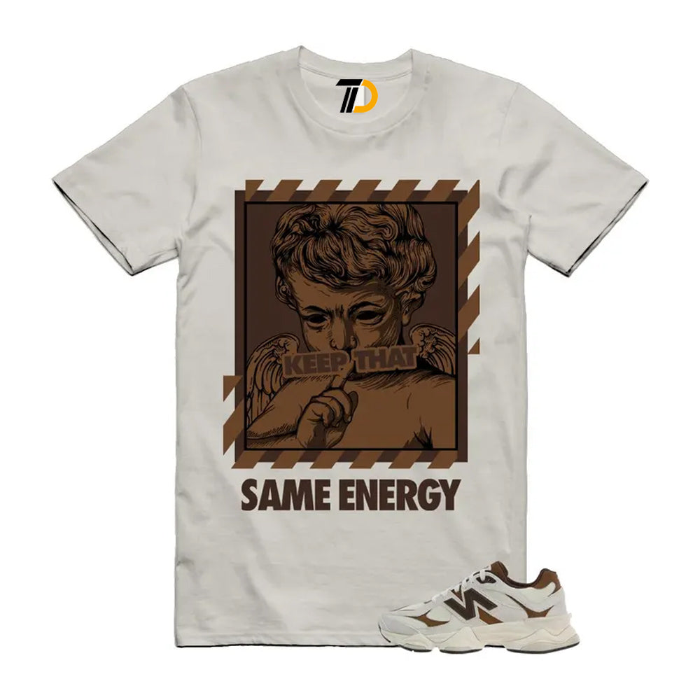 9060 Breakfast Tea Angora Brown Shirt To Match Energy T-Shirt 2026