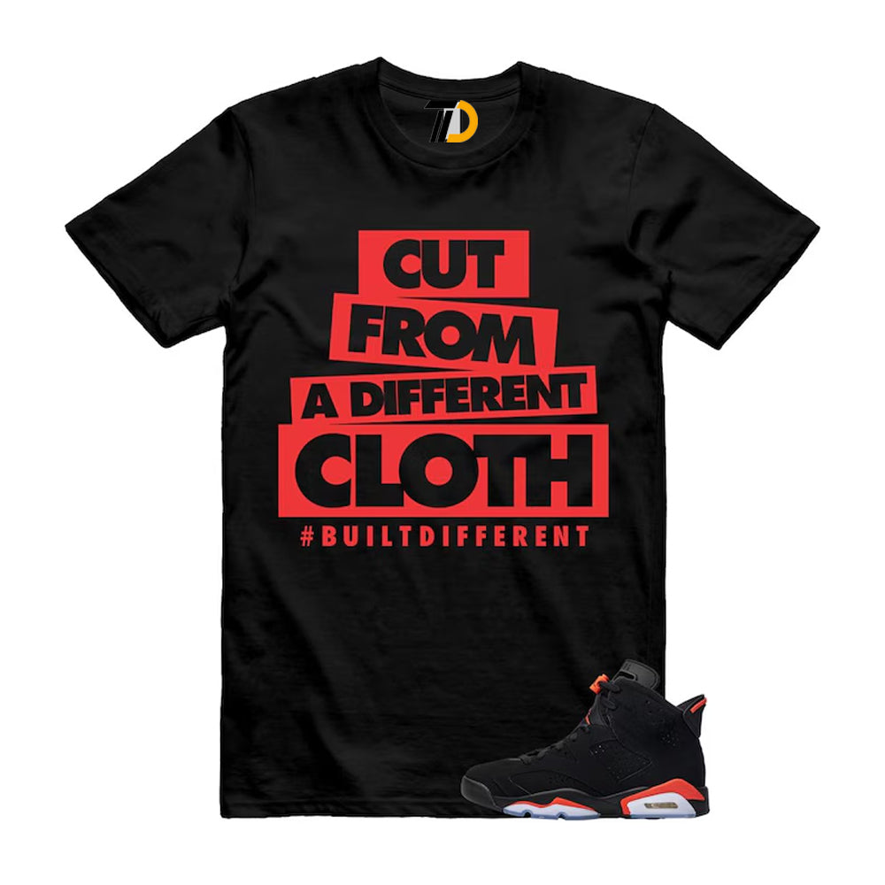 6 Reverse Infrared Black Red Shirt To Match Cloth T-Shirt 2026
