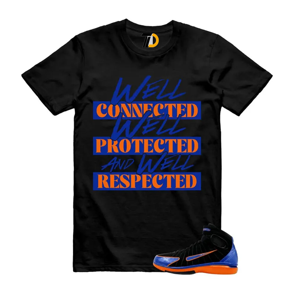 Huarache 2K4 Black Varsity Royal Safety Orange Air Zoom Penny Shirt To Match Well T-Shirt 2026