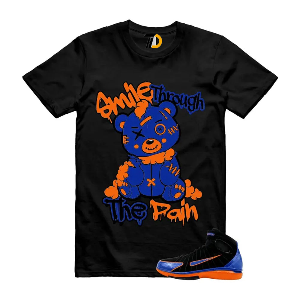 Huarache 2K4 Black Varsity Royal Safety Orange Air Zoom Penny Shirt To Match Smile Through The Pain T-Shirt 2026