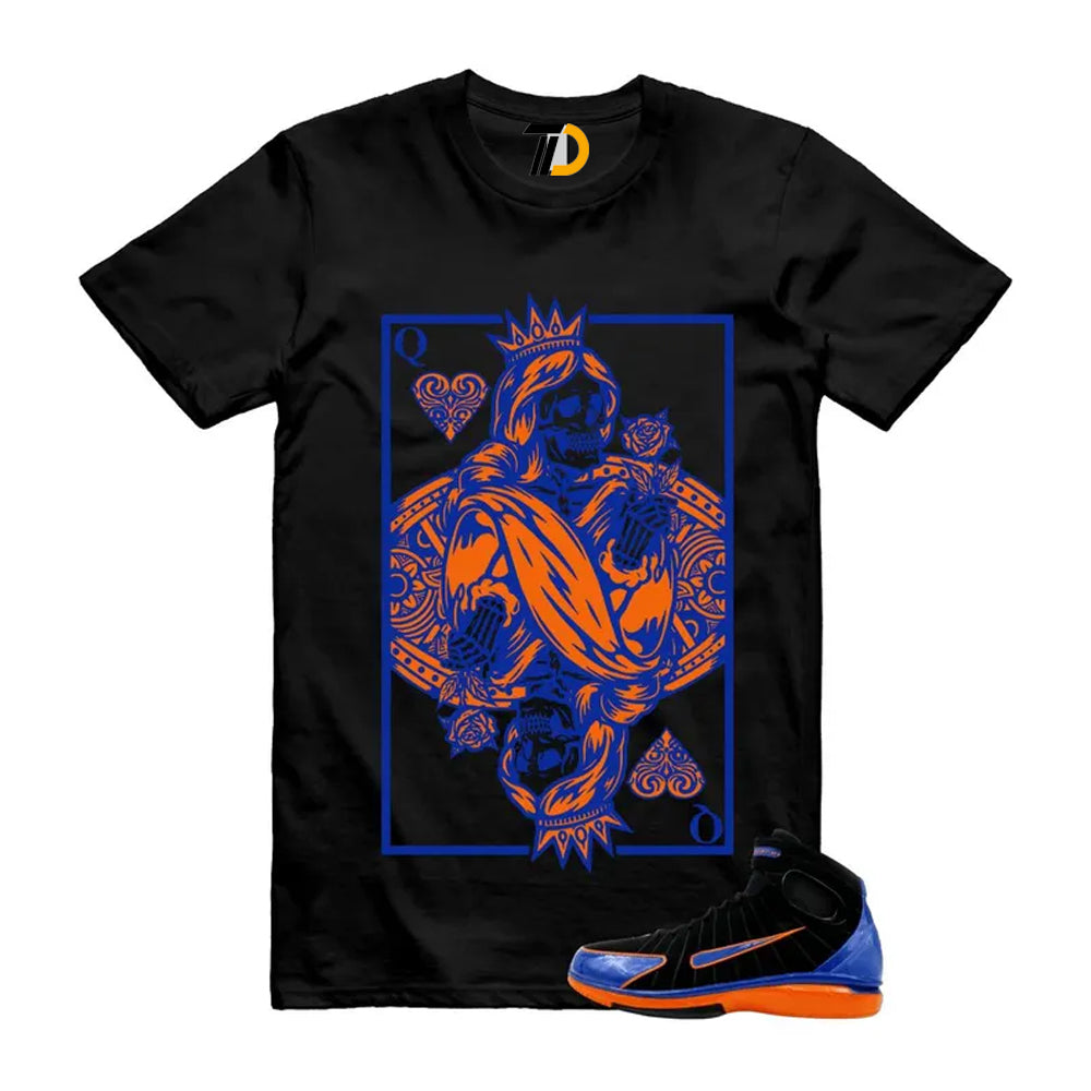 Huarache 2K4 Black Varsity Royal Safety Orange Air Zoom Penny Shirt To Match Queen Card T-Shirt 2026