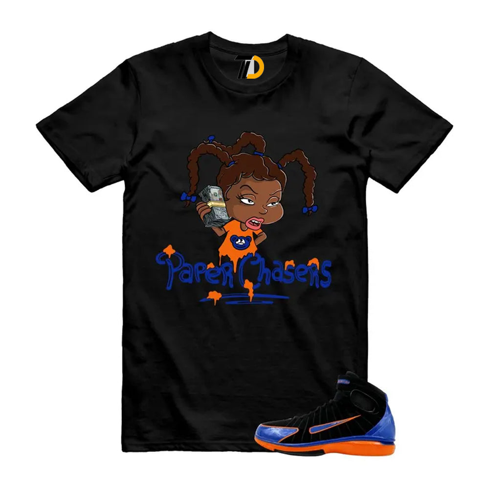 Huarache 2K4 Black Varsity Royal Safety Orange Air Zoom Penny Shirt To Match Paper Chasers T-Shirt 2026