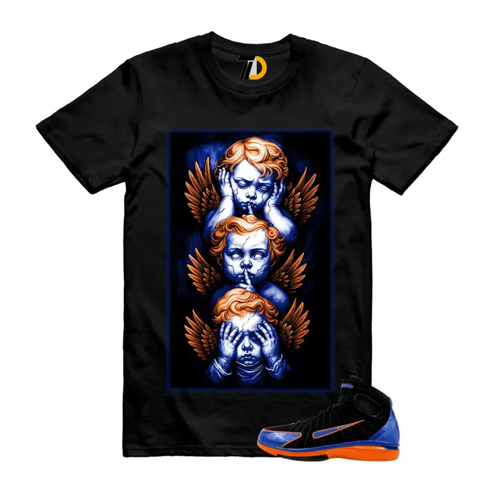 Huarache 2K4 Black Varsity Royal Safety Orange Air Zoom Penny Shirt To Match No Evil T-Shirt 2026