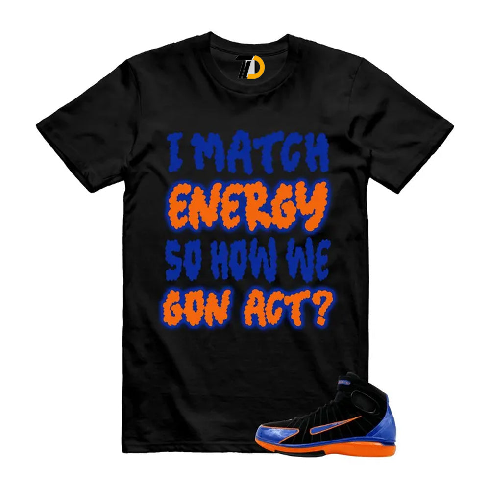Huarache 2K4 Black Varsity Royal Safety Orange Air Zoom Penny Shirt To Match I Match Energy T-Shirt 2026