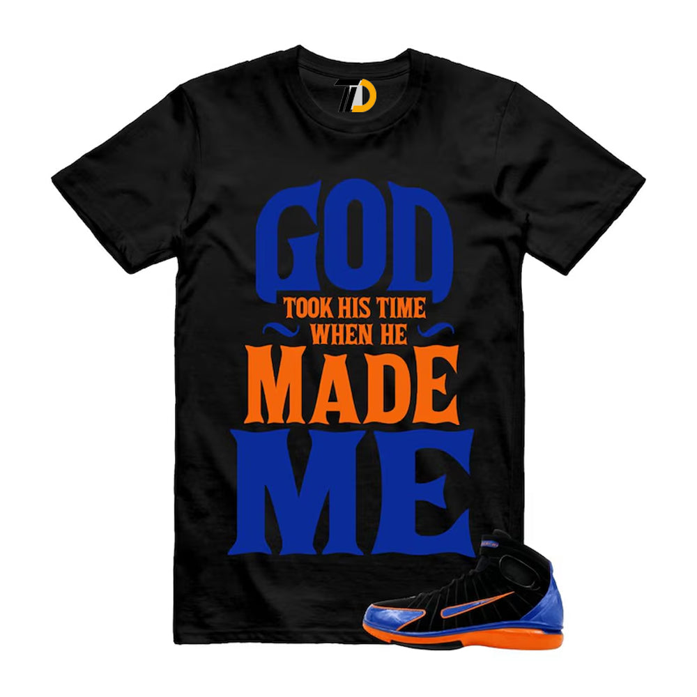 Huarache 2K4 Black Varsity Royal Safety Orange Air Zoom Penny Shirt To Match God Took His Time T-Shirt 2026