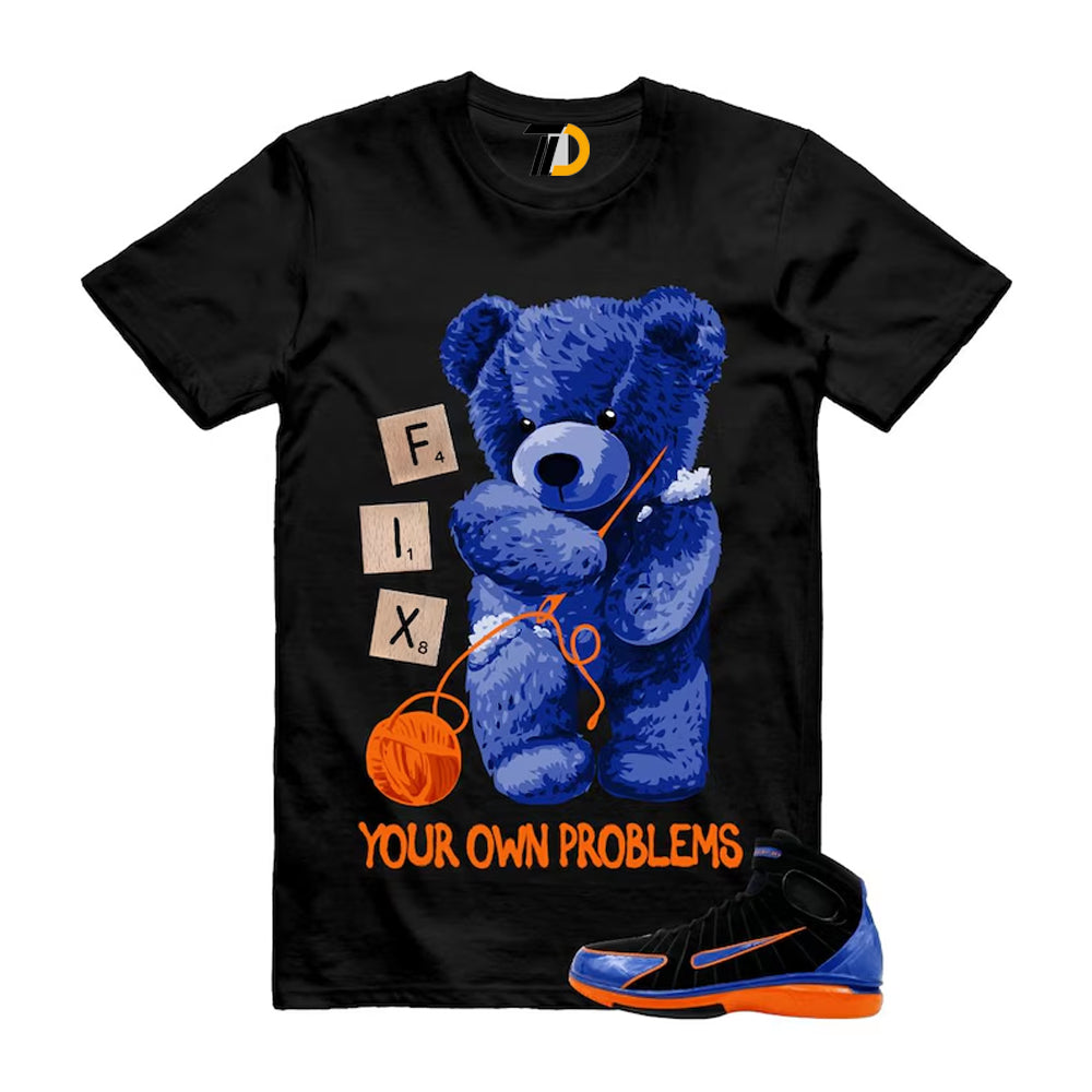 Huarache 2K4 Black Varsity Royal Safety Orange Air Zoom Penny Shirt To Match Fix T-Shirt 2026