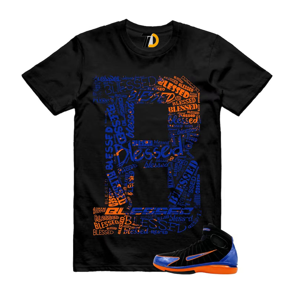 Huarache 2K4 Black Varsity Royal Safety Orange Air Zoom Penny Shirt To Match B Blessed T-Shirt 2026