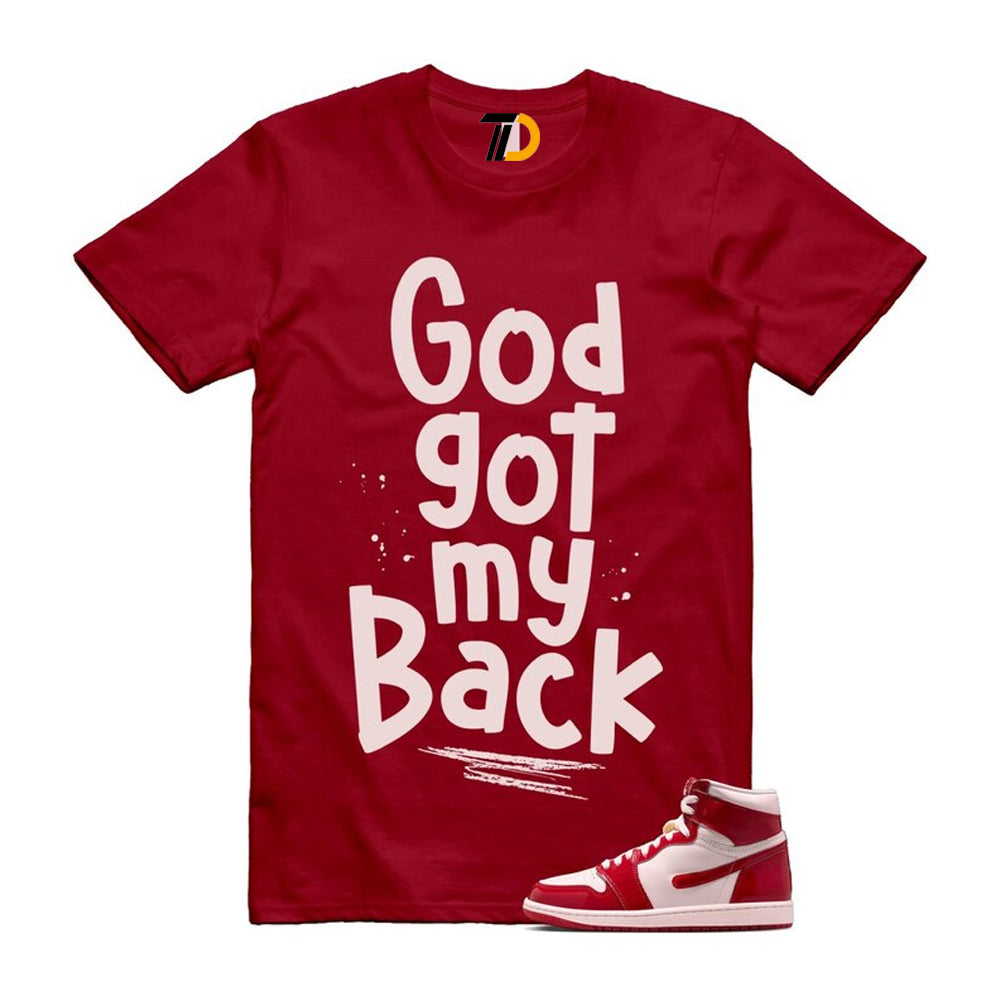 1 Nails & Grails University Red Light Soft Pink High Shirt To Match God Got My Back T-Shirt 2026