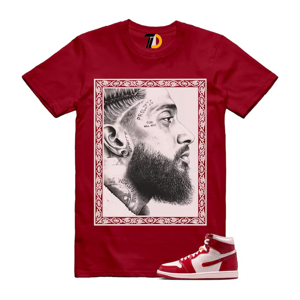 1 Nails & Grails University Red Light Soft Pink High Shirt To Match Nip T-Shirt 2026