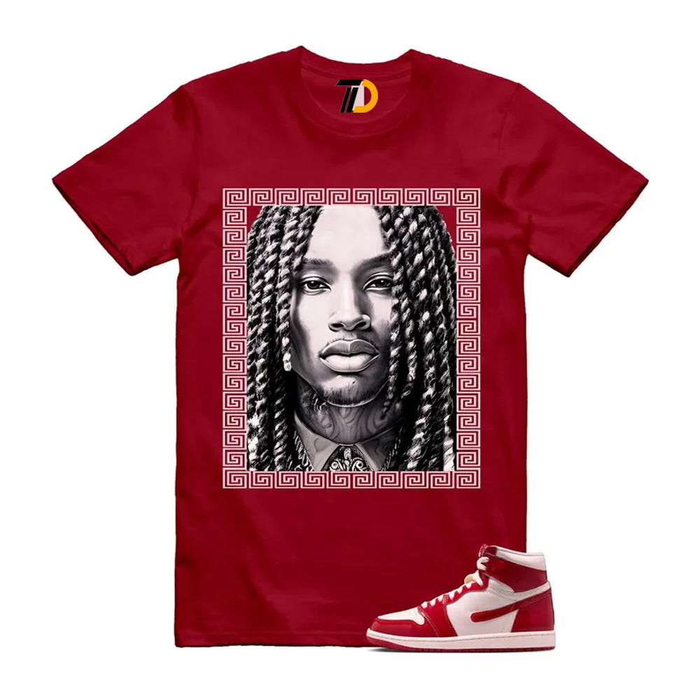 1 Nails & Grails University Red Light Soft Pink High Shirt To Match Von T-Shirt 2026