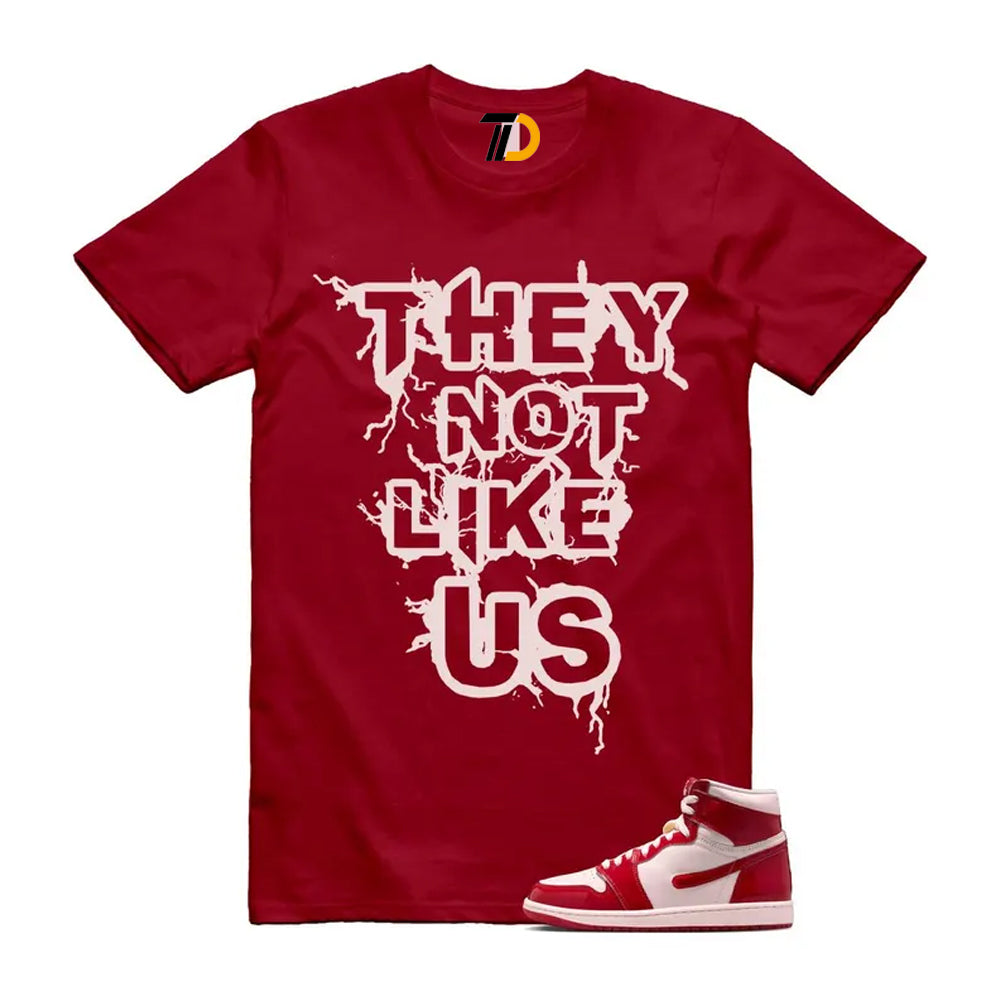 1 Nails & Grails University Red Light Soft Pink High Shirt To Match They Not Like Us T-Shirt 2026