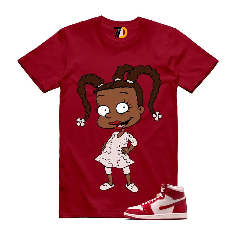 1 Nails & Grails University Red Light Soft Pink High Shirt To Match Susie T-Shirt 2026