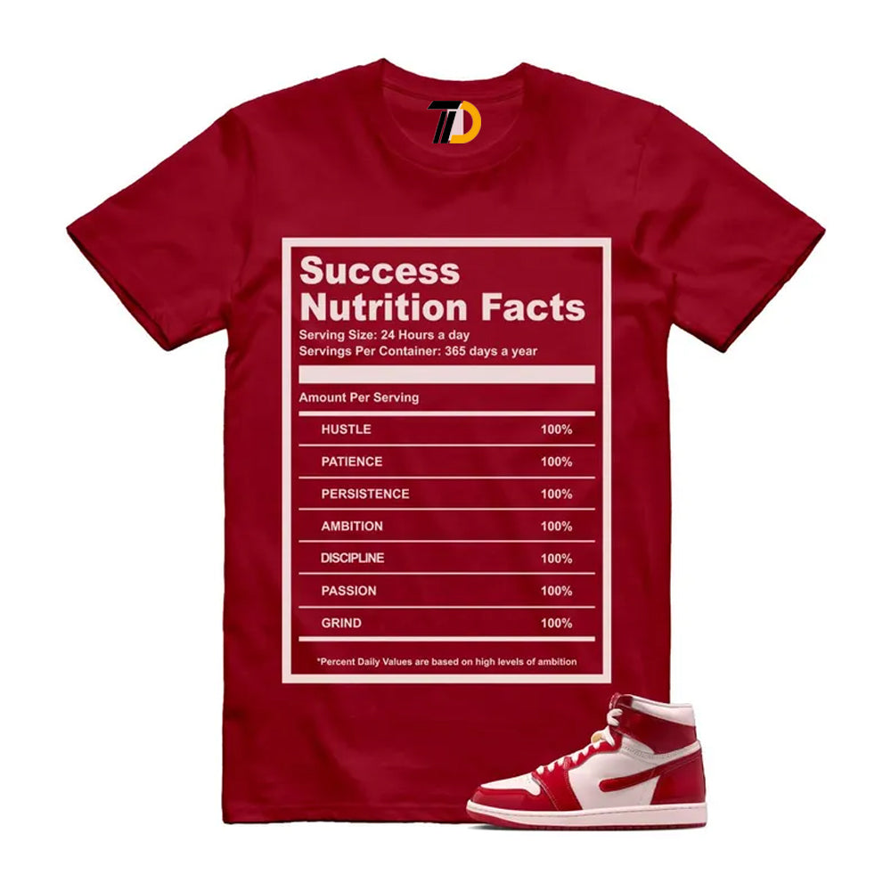 1 Nails & Grails University Red Light Soft Pink High Shirt To Match Success T-Shirt 2026