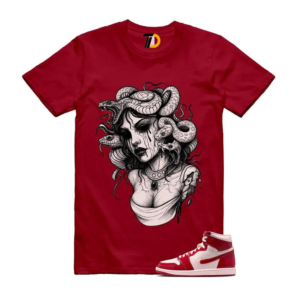 1 Nails & Grails University Red Light Soft Pink High Shirt To Match Snakes T-Shirt 2026