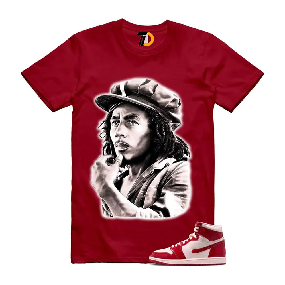 1 Nails & Grails University Red Light Soft Pink High Shirt To Match Marley T-Shirt 2026