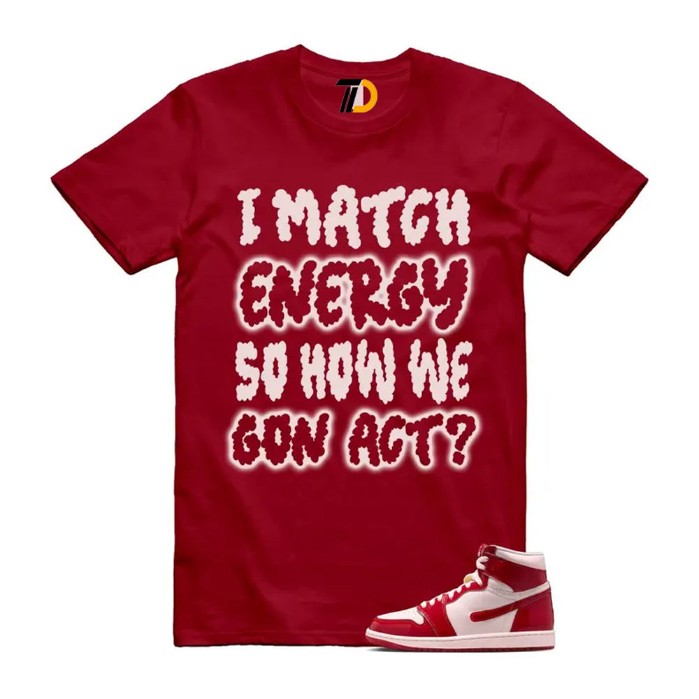 1 Nails & Grails University Red Light Soft Pink High Shirt To Match I Match Energy T-Shirt 2026