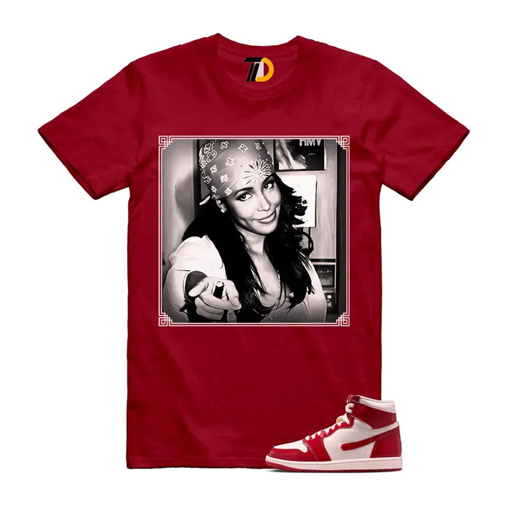 1 Nails & Grails University Red Light Soft Pink High Shirt To Match Liyah T-Shirt 2026