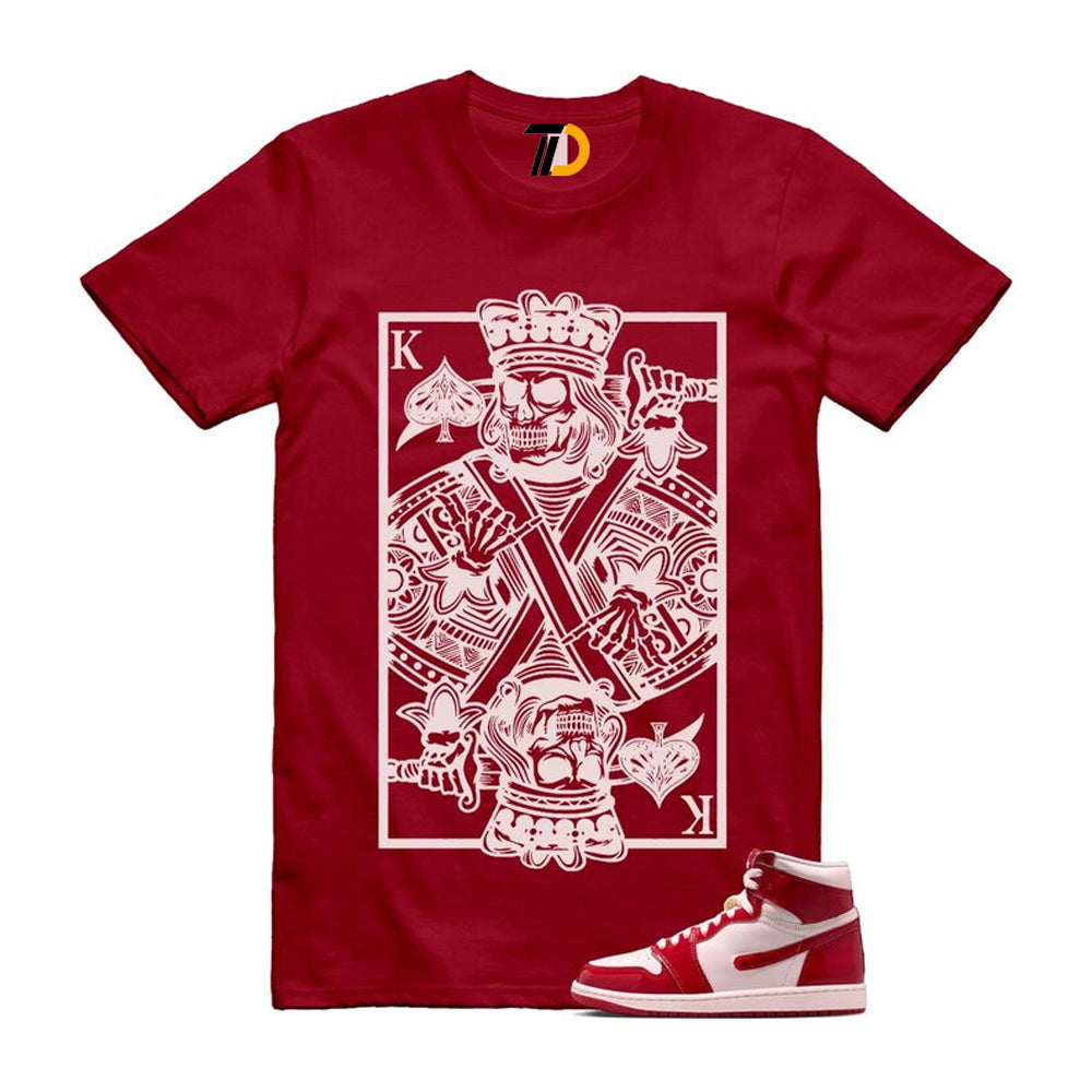 1 Nails & Grails University Red Light Soft Pink High Shirt To Match King Card T-Shirt 2026