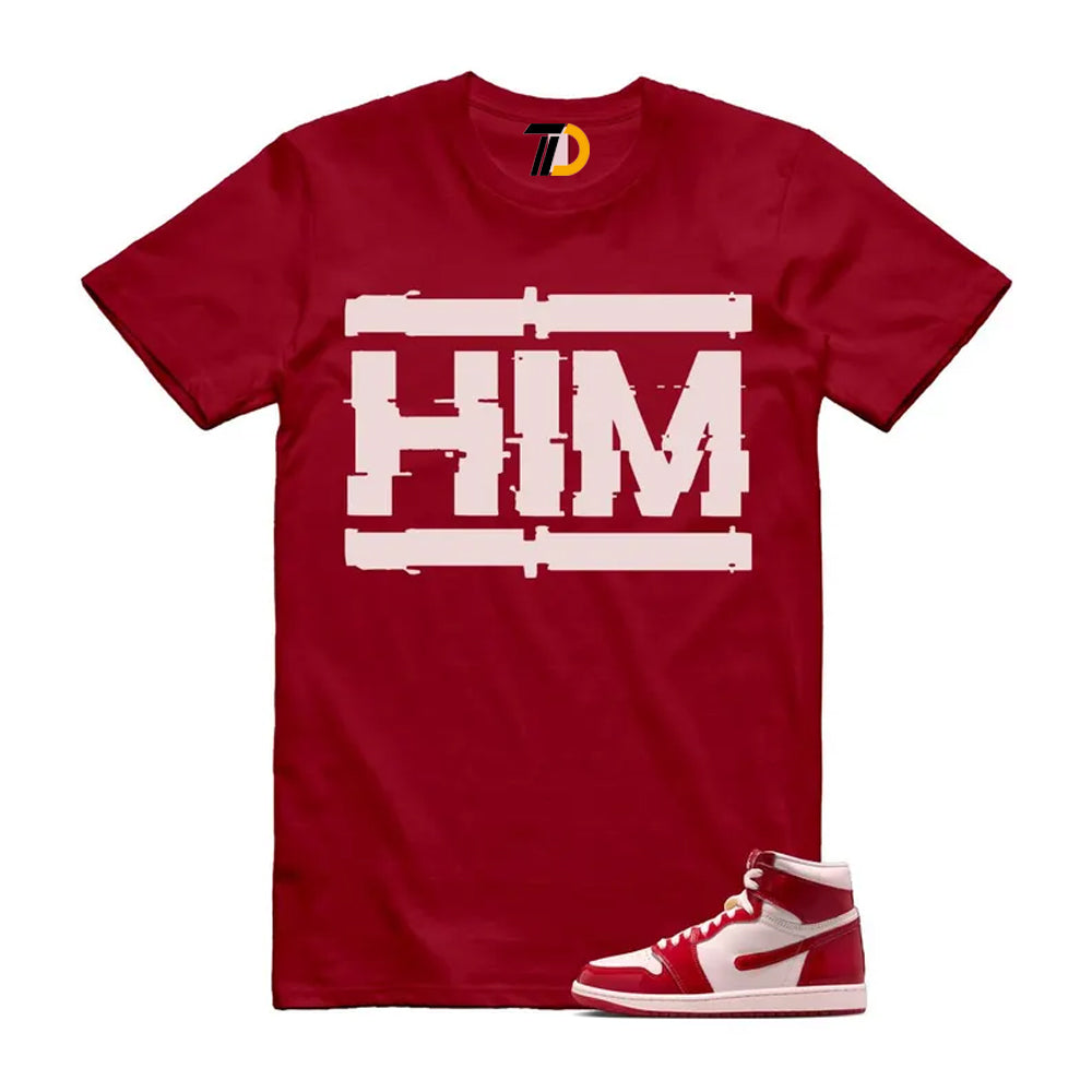1 Nails & Grails University Red Light Soft Pink High Shirt To Match Him T-Shirt 2026
