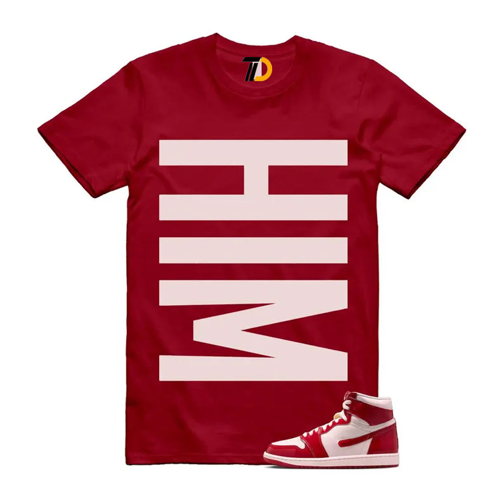 1 Nails & Grails University Red Light Soft Pink High Shirt To Match Him T-Shirt 2026