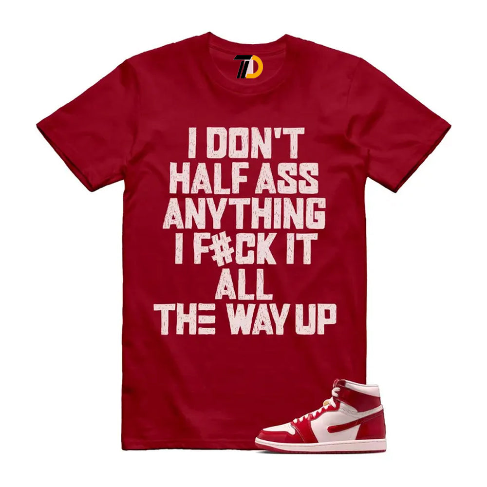 1 Nails & Grails University Red Light Soft Pink High Shirt To Match Half T-Shirt 2026