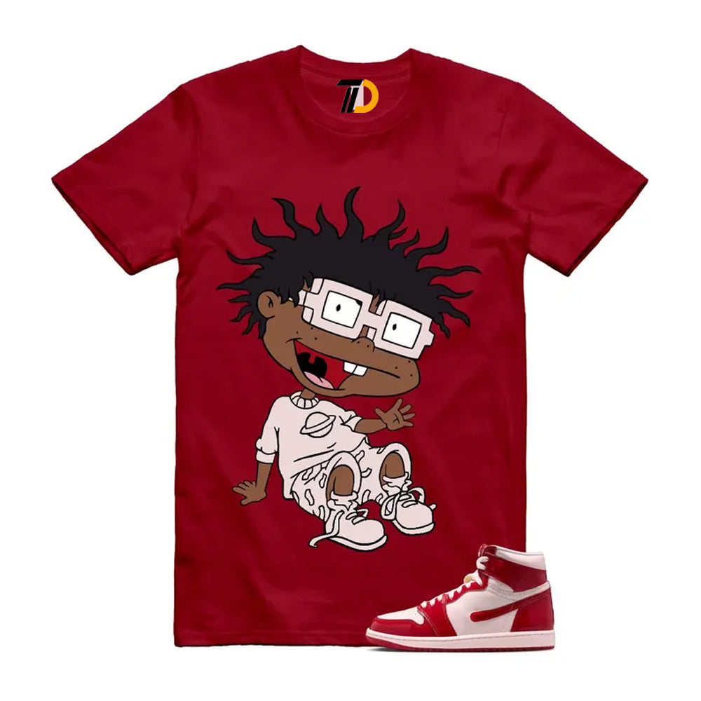 1 Nails & Grails University Red Light Soft Pink High Shirt To Match Finster T-Shirt 2026
