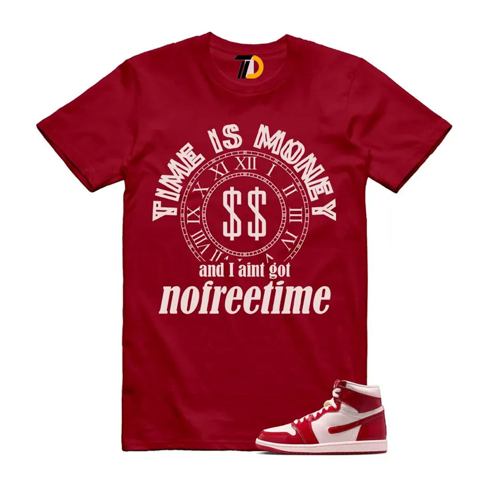 1 Nails & Grails University Red Light Soft Pink High Shirt To Match Time Is Money T-Shirt 2026