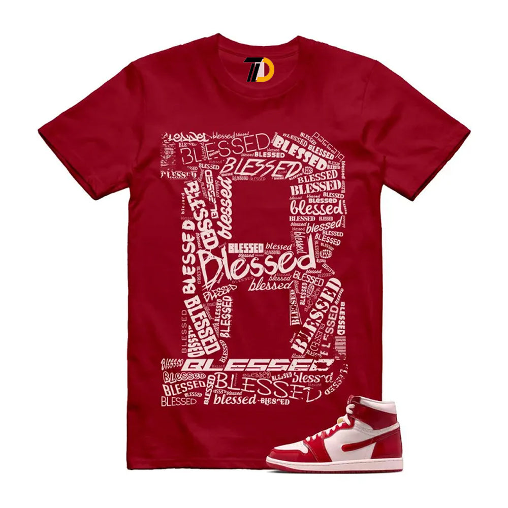 1 Nails & Grails University Red Light Soft Pink High Shirt To Match B Blessed T-Shirt 2026