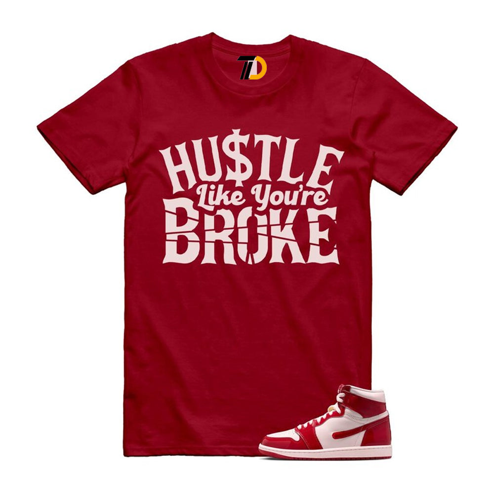 1 Nails & Grails University Red Light Soft Pink High Shirt To Match Broke T-Shirt 2026