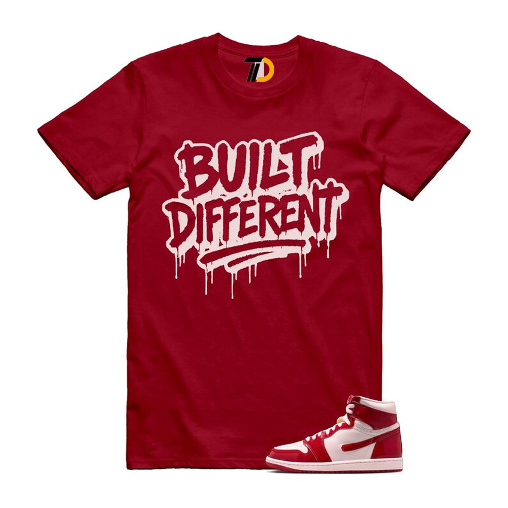 1 Nails & Grails University Red Light Soft Pink High Shirt To Match Built Different T-Shirt 2026